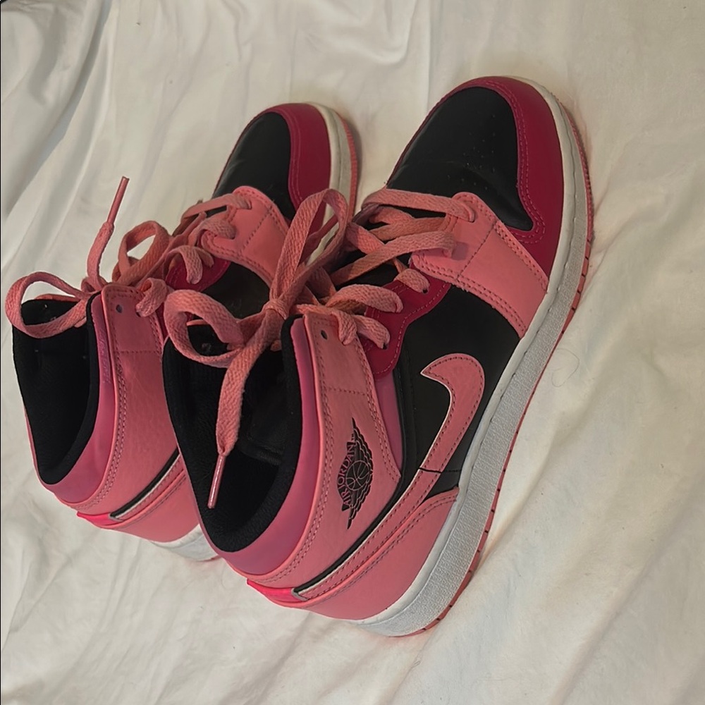 Nike Air Jordan Kids Sneakers - Pink and Black
